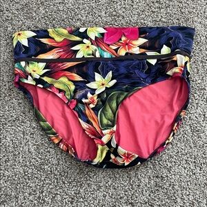 Floral High-Waisted Bikini Bottom Calia